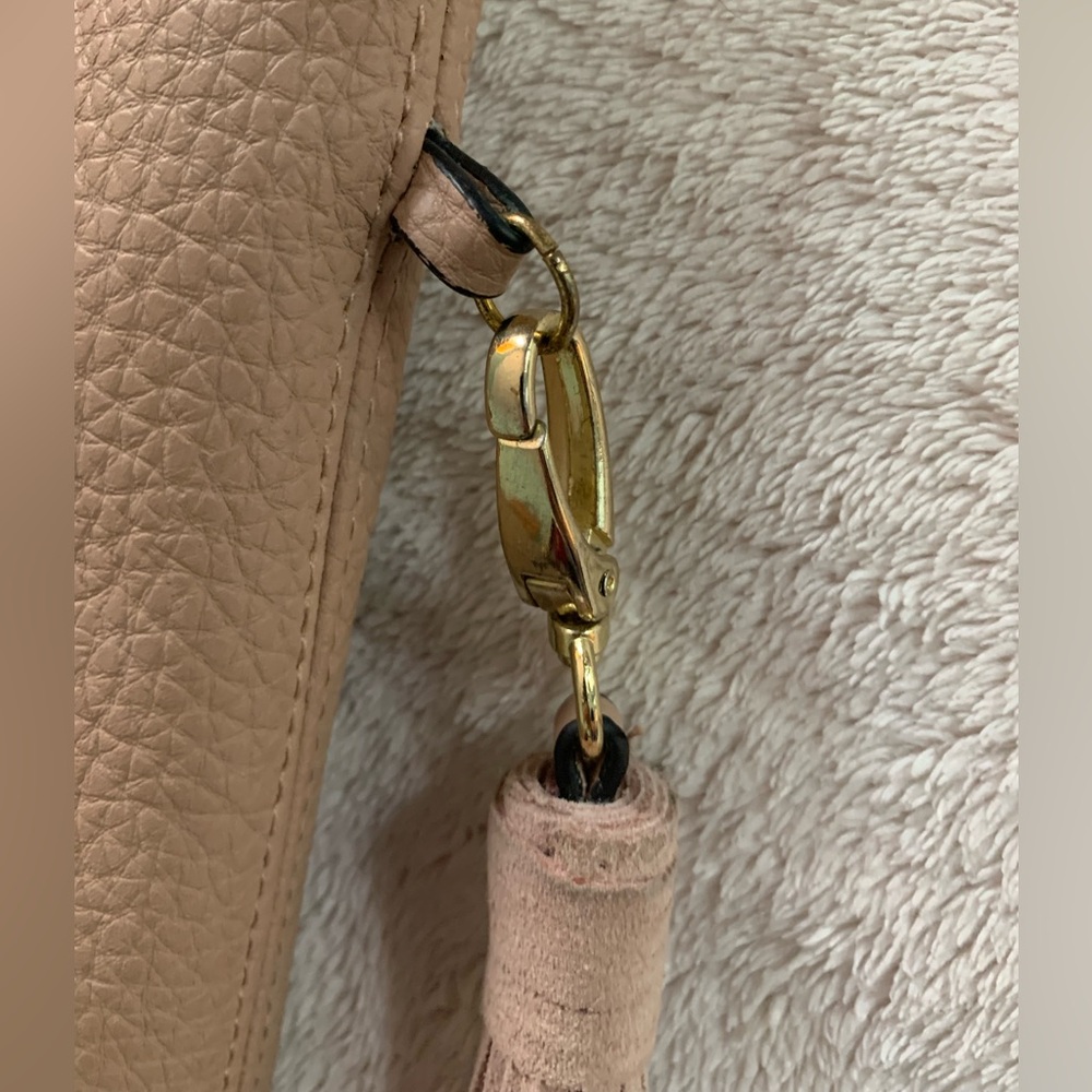 Steve Madden Pinky Beige Leather Hobo Bag - Picture 4 of 11